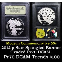 Proof 2012-P Star Spangled Banner Modern Commem Dollar $1 Graded GEM++ Proof Deep Cameo by USCG