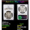 Image 1 : ***Auction Highlight*** NGC 1885-o Morgan Dollar $1 Graded ms66 By NGC (fc)