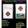 Image 1 : ***Auction Highlight*** NGC 1955-s Lincoln Cent 1c Graded ms67 rd By NGC (fc)