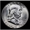 Image 2 : ***Auction Highlight*** 1952-s Franklin Half Dollar 50c Graded Choice Unc FBL By USCG (fc)