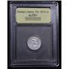 Image 4 : ***Auction Highlight*** 1872-cc Seated Liberty Dime 10c Graded Choice AU/BU Slider+ BY USCG (fc)