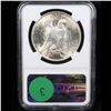 Image 3 : NGC 1924-p Peace Dollar $1 Graded ms64 By NGC