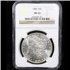 Image 2 : NGC 1889-p Morgan Dollar $1 Graded ms63 By NGC