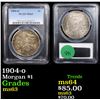 Image 1 : PCGS 1904-o Morgan Dollar $1 Graded ms63 By PCGS