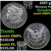 Image 1 : 1887-p Morgan Dollar $1 Grades Select Unc DMPL