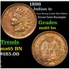 Image 1 : 1896 Indian Cent 1c Grades GEM Unc BN
