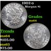 Image 1 : 1902-o Morgan Dollar $1 Grades Choice Unc