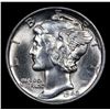 Image 2 : 1942-p Mercury Dime 10c Grades GEM+ Unc