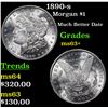 Image 1 : 1890-s Morgan Dollar $1 Grades Select+ Unc