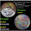 Image 1 : 1878-s Rainbow Toned Vam 5 Morgan Dollar $1 Grades Select+ Unc