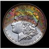 Image 2 : 1878-s Rainbow Toned Vam 5 Morgan Dollar $1 Grades Select+ Unc