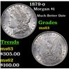 Image 1 : 1879-o Morgan Dollar $1 Grades Select Unc