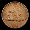 Image 2 : 1858 SL Flying Eagle Cent 1c Grades xf