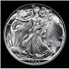 Image 2 : 1945-p Walking Liberty Half Dollar 50c Grades Select+ Unc