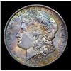 Image 2 : 1884-o Rainbow Toned Morgan Dollar $1 Grades GEM Unc