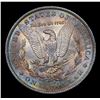 Image 3 : 1884-o Rainbow Toned Morgan Dollar $1 Grades GEM Unc