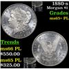 Image 1 : 1880-s Morgan Dollar $1 Grades GEM+ PL