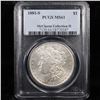 Image 8 : 5 Unc Morgan $1 Graded By PCGS Mixed Dates From The McClaren Collection