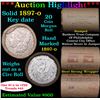 Image 1 : ***Auction Highlight*** Full solid Key date 1897-o Morgan silver dollar roll, 20 coins (fc)