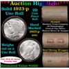 Image 1 : ***Auction Highlight*** 1923-p Uncirculated Peace Dollar Shotgun Roll (fc)