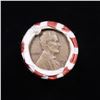 Image 2 : Mixed small cents 1c orig shotgun roll, 1918-d Wheat Cent, 1899 Indian Cent other end, N.F. String &