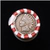 Image 3 : Mixed small cents 1c orig shotgun roll, 1918-d Wheat Cent, 1899 Indian Cent other end, N.F. String &