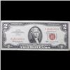 Image 2 : 1963 $2 Red seal United States Note Grades Select AU