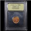Image 4 : ***Auction Highlight*** 1880 Indian Cent 1c Graded Choice+ Unc RB By USCG (fc)