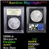 Image 1 : ***Auction Highlight*** 1896-o Morgan Dollar $1 Graded Select+ Unc By USCG (fc)