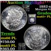 Image 1 : ***Auction Highlight*** 1882-s Morgan Dollar $1 Graded GEM+ PL By USCG (fc)