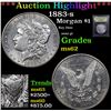 Image 1 : ***Auction Highlight*** 1883-s Morgan Dollar $1 Graded Select Unc By USCG (fc)