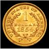 Image 3 : ***Auction Highlight*** 1854 TYPE 1 Gold Dollar $1 Graded GEM+ Unc (fc)