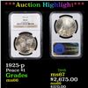Image 1 : ***Auction Highlight*** NGC 1925-p Peace Dollar $1 Graded ms66 By NGC (fc)