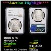 Image 1 : ***Auction Highlight*** NGC 1888-s /s Morgan Dollar $1 Graded ms62 By NGC (fc)