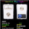 Image 1 : ***Auction Highlight*** NGC 1907 Liberty Nickel 5c Graded ms65 By NGC (fc)
