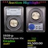 Image 1 : ***Auction Highlight*** PCGS 1939-p Washington Quarter 25c Graded ms67 By PCGS (fc)
