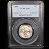 Image 2 : ***Auction Highlight*** PCGS 1939-p Washington Quarter 25c Graded ms67 By PCGS (fc)