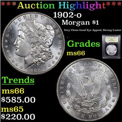 ***Auction Highlight*** 1902-o Morgan Dollar $1 Graded GEM+ Unc By USCG (fc)