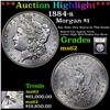 Image 1 : ***Auction Highlight*** 1884-s Morgan Dollar $1 Graded Select Unc By USCG (fc)