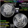 Image 1 : ***Auction Highlight*** 1890-s Morgan Dollar $1 Graded Select Unc+ DMPL By USCG (fc)