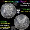 Image 1 : ***Auction Highlight*** 1898-p Morgan Dollar $1 Graded Choice Unc+ DMPL BY uSCG (fc)