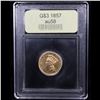 Image 4 : ***Auction Highlight*** 1857 Three Dollar Gold 3 Graded Choice AU/BU Slider By USCG (fc)