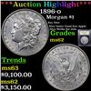 Image 1 : ***Auction Highlight*** 1896-o Morgan Dollar $1 Graded Select Unc BY uSCG (fc)