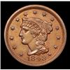 Image 2 : ***Auction Highlight*** 1848 N20 R3 Braided Hair Large Cent 1c Graded Select Unc RB By USCG (fc)