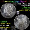 Image 1 : ***Auction Highlight*** 1900-o Vam 30 Morgan Dollar $1 Graded Select Unc+ DMPL By USCG (fc)
