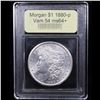 Image 4 : ***Auction Highlight*** 1880-p Vam 54 R5 Morgan Dollar $1 Graded Choice+ Unc By USCG (fc)