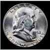 Image 2 : ***Auction Highlight*** 1952-s Franklin Half Dollar 50c Graded Choice Unc+ FBL By USCG (fc)