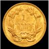 Image 3 : ***Auction Highlight*** 1862 Gold Dollar $1 Graded GEM Unc By USCG (fc)