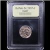 Image 4 : ***Auction Highlight*** 1937-d Buffalo Nickel 5c Graded GEM++ Unc By USCG (fc)