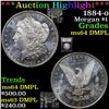 Image 1 : ***Auction Highlight*** 1884-o Morgan Dollar $1 Graded Choice Unc DMPL By USCG (fc)